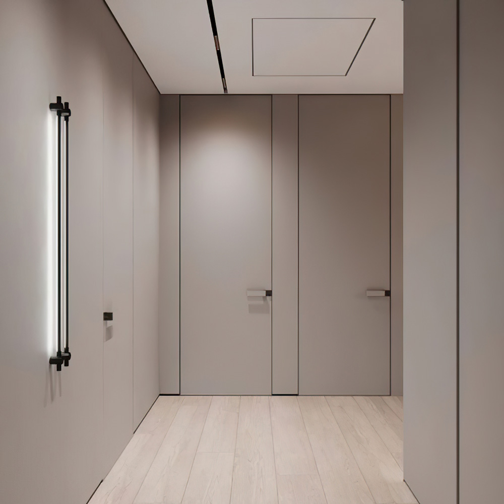 A top-to-ceiling hidden door