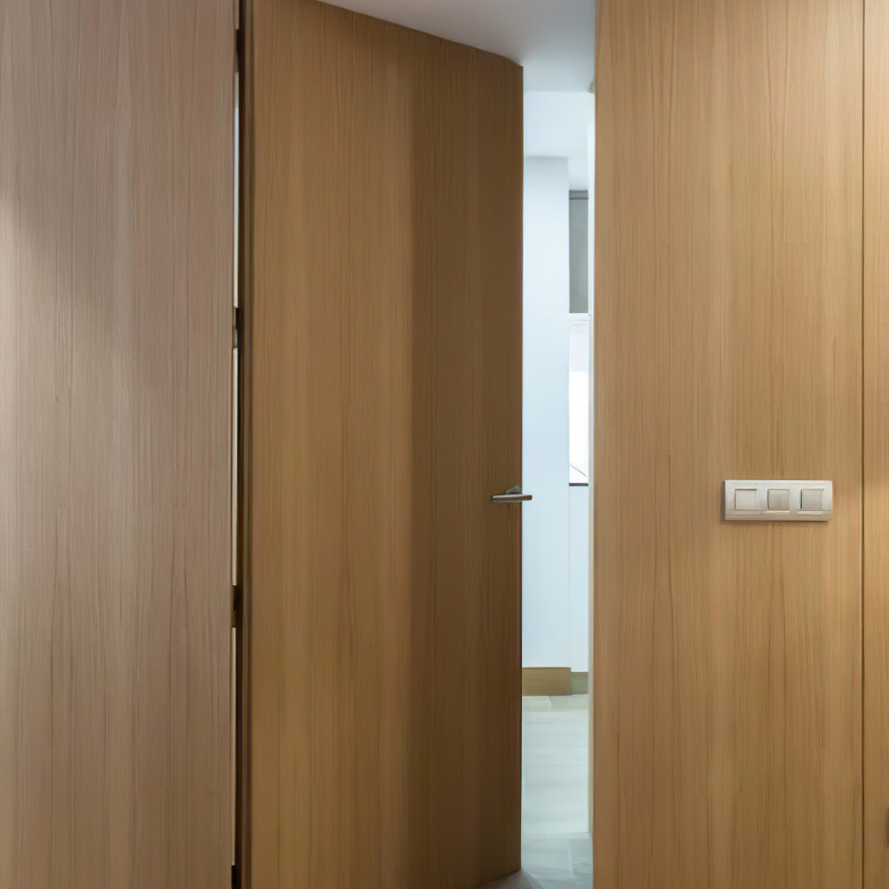 A top-to-ceiling hidden door